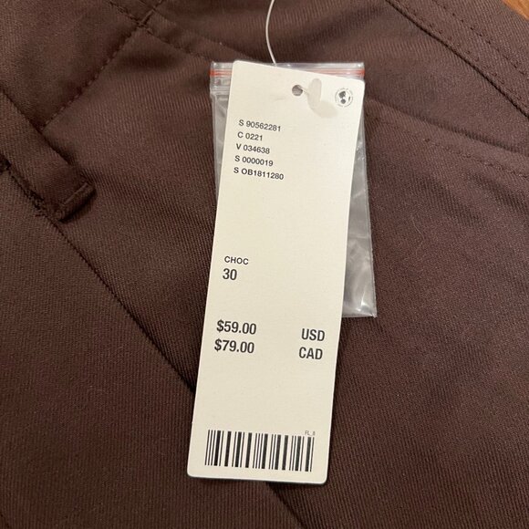 Urban Outfitters Standard Cloth Jason Relaxed Pleated Trouser Pant - Size 30 - Picture 3 of 5